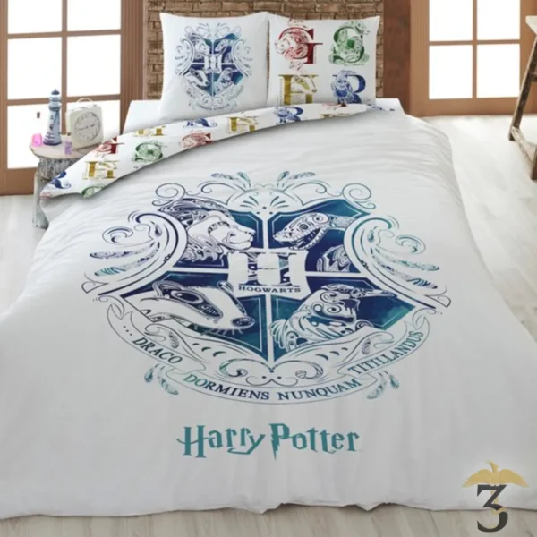 HOUSSE DE COUETTE 140X200 + 1 TAIES BLASON - Les Trois Reliques, magasin Harry Potter - Photo N°2