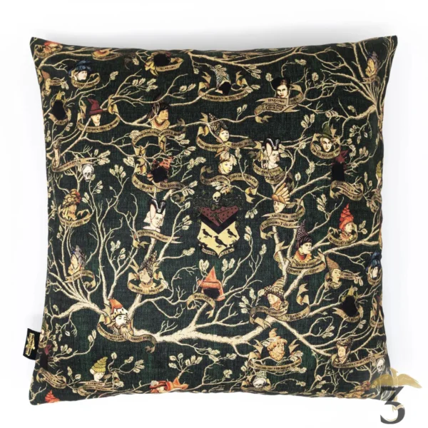 Housse de coussin 100% coton Tapisserie des Black - MinaLima - Les Trois Reliques, magasin Harry Potter - Photo N°3