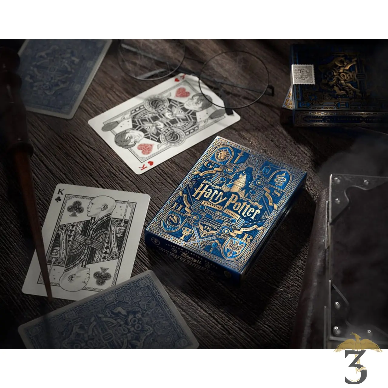 Jeu de carte theory11 bleu - Les Trois Reliques, magasin Harry Potter - Photo N°4