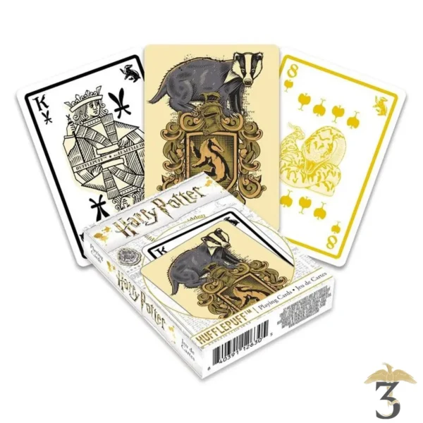 JEU DE CARTES POUFSOUFFLE - Les Trois Reliques, magasin Harry Potter - Photo N°1