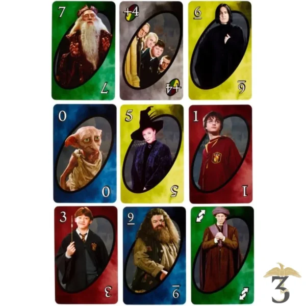 Jeu de cartes UNO Harry Potter - Les Trois Reliques, magasin Harry Potter - Photo N°2