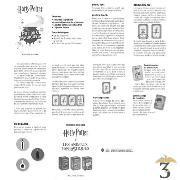 Jeu Potions Magiques Harry Potter - Les Trois Reliques, magasin Harry Potter - Photo N°3