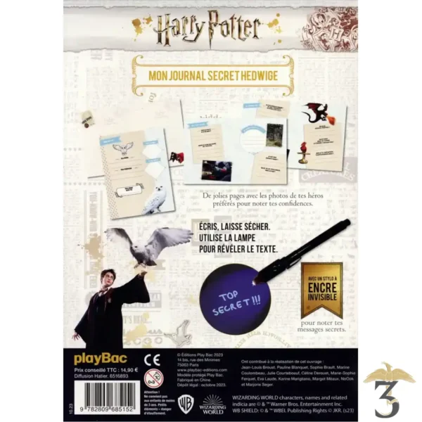 Journal intime hedwige - Les Trois Reliques, magasin Harry Potter - Photo N°2
