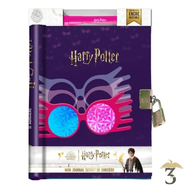 JOURNAL SECRET LUNA A ENCRE INVISIBLE - Les Trois Reliques, magasin Harry Potter - Photo N°1