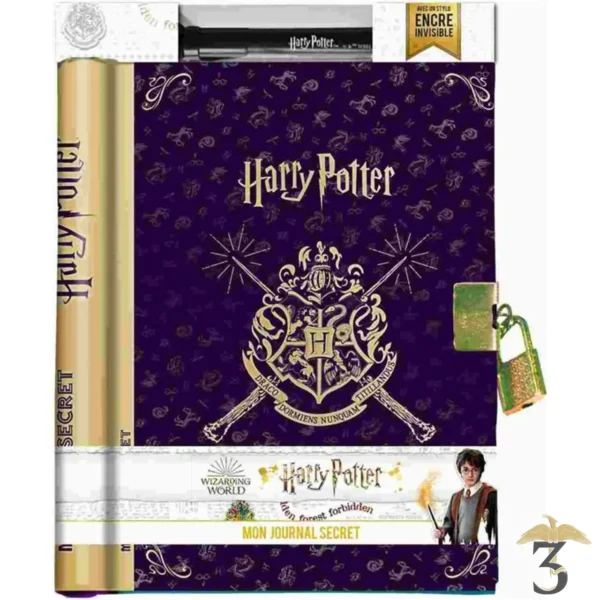 Journal secret poudlard + encre invisible - Les Trois Reliques, magasin Harry Potter - Photo N°1