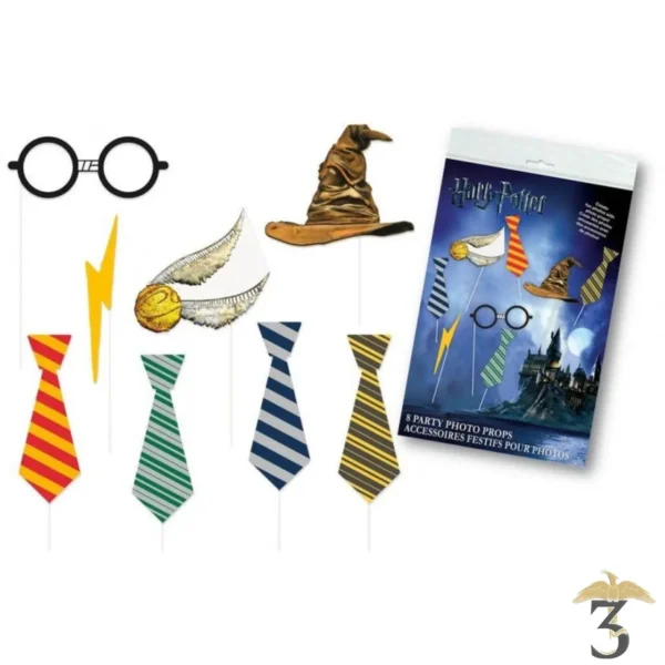 KIT PHOTOBOOTH 8 PIECES - Les Trois Reliques, magasin Harry Potter - Photo N°1