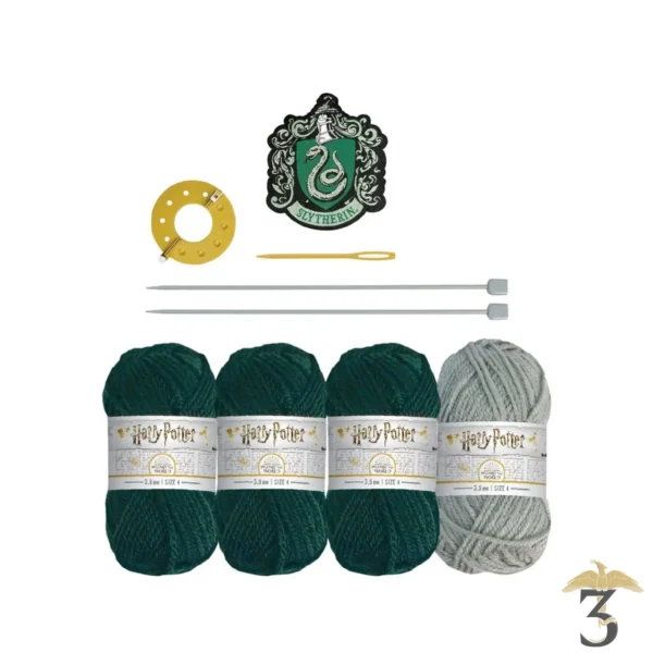 KIT SPECIAL TRICOT BONNET SERPENTARD - Les Trois Reliques, magasin Harry Potter - Photo N°2