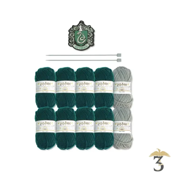 KIT SPECIAL TRICOT ECHARPE SERPENTARD - Les Trois Reliques, magasin Harry Potter - Photo N°2