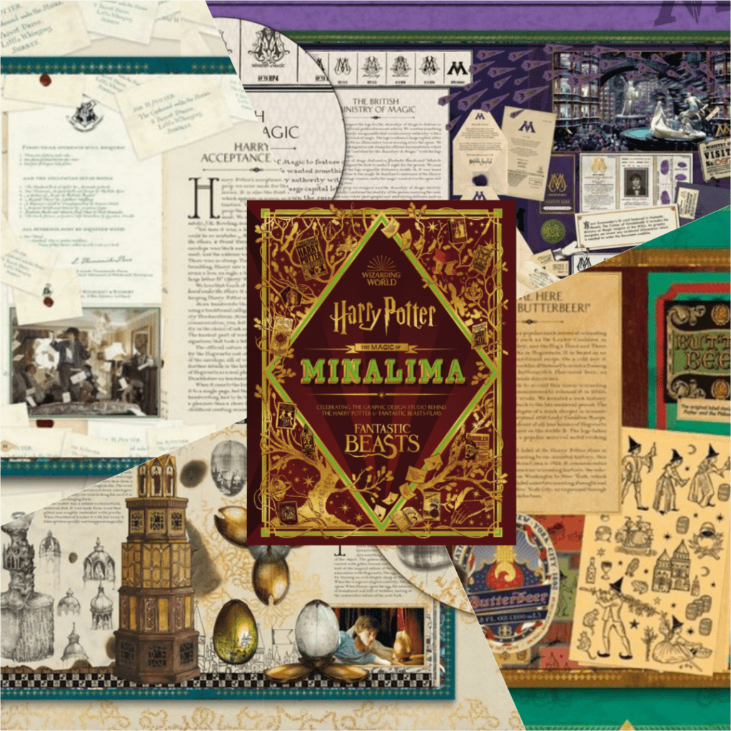 La magie de Minalima chez les 3 reliques boutique harry potter