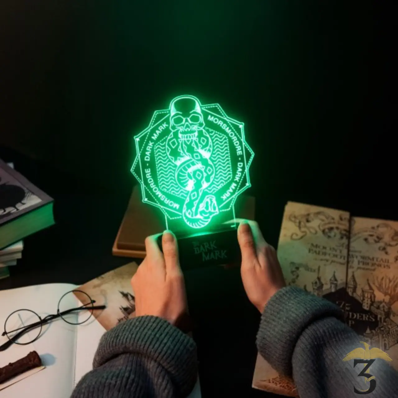 Lampe led harry potter la marque des ténèbres - Les Trois Reliques, magasin Harry Potter - Photo N°3