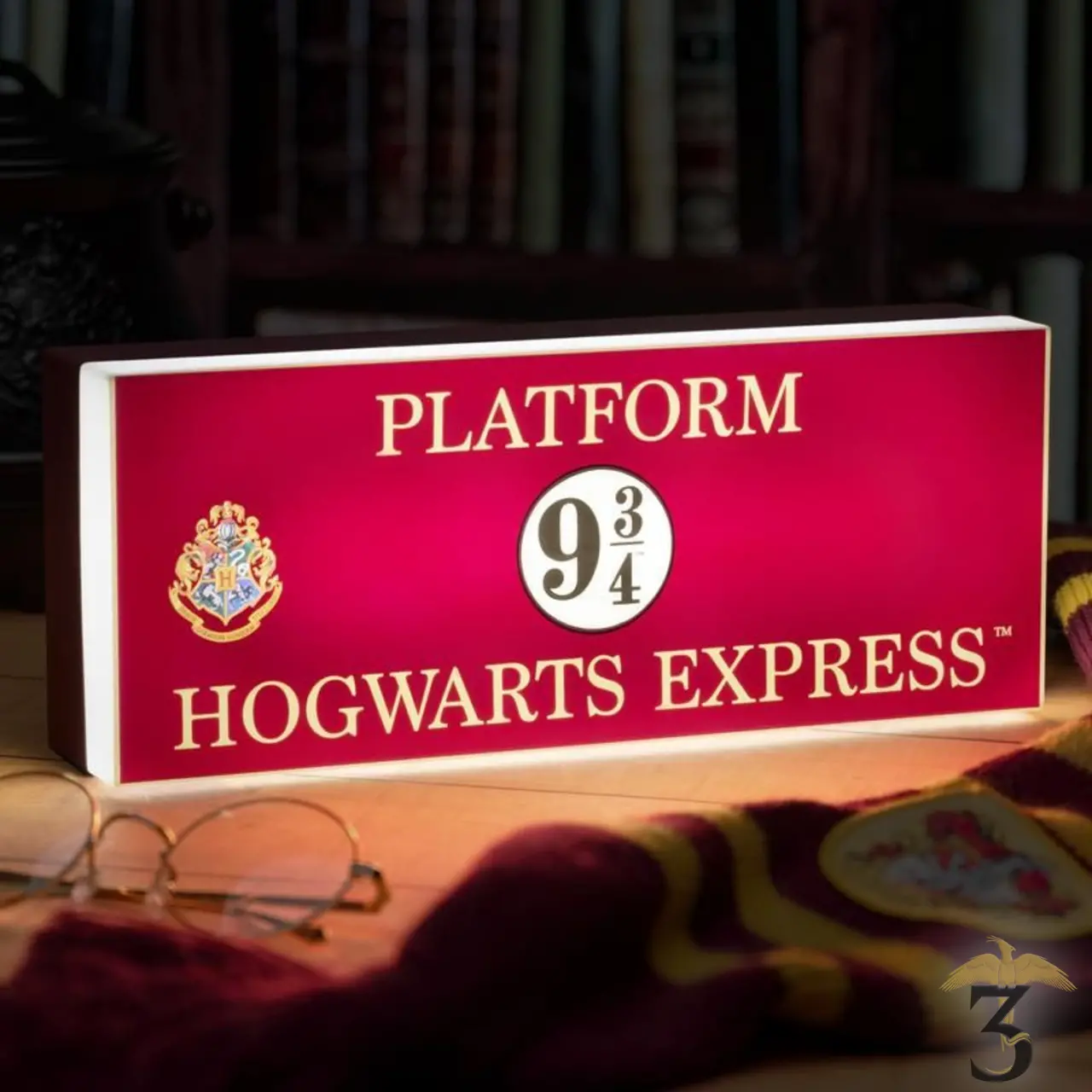 Lampe logo 9 3/4 - Les Trois Reliques, magasin Harry Potter - Photo N°3