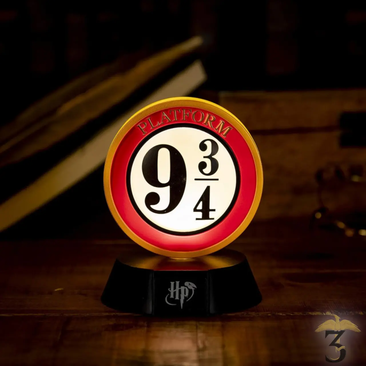 Lampe plateforme 9/34 - Les Trois Reliques, magasin Harry Potter - Photo N°3