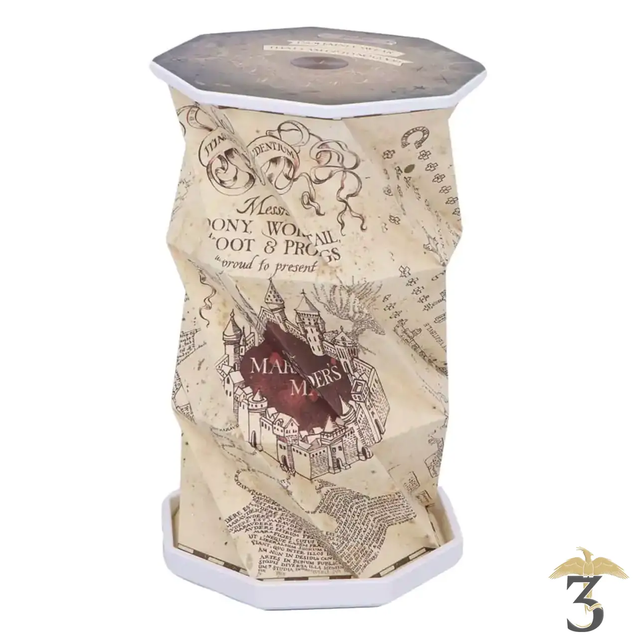 Lampe pliable carte du maraudeur - Les Trois Reliques, magasin Harry Potter - Photo N°1