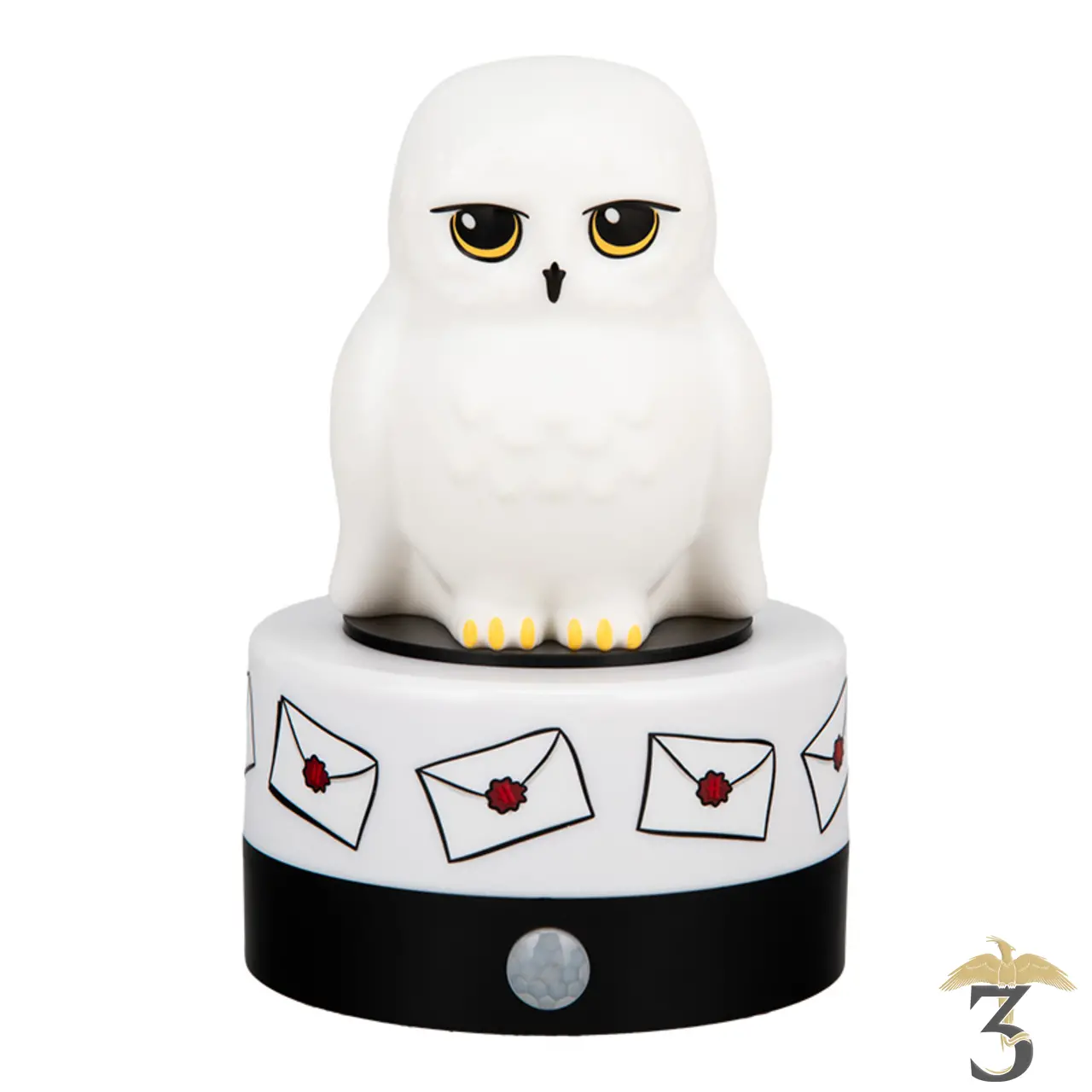 Lampe & son hedwige avec détecteur de mouvement - Les Trois Reliques, magasin Harry Potter - Photo N°2