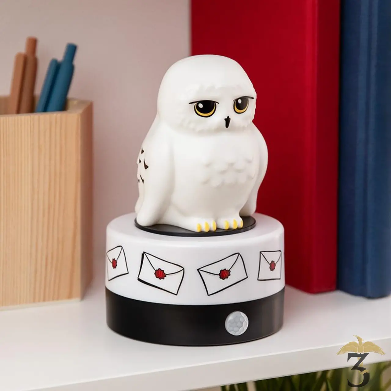 Lampe & son hedwige avec détecteur de mouvement - Les Trois Reliques, magasin Harry Potter - Photo N°3