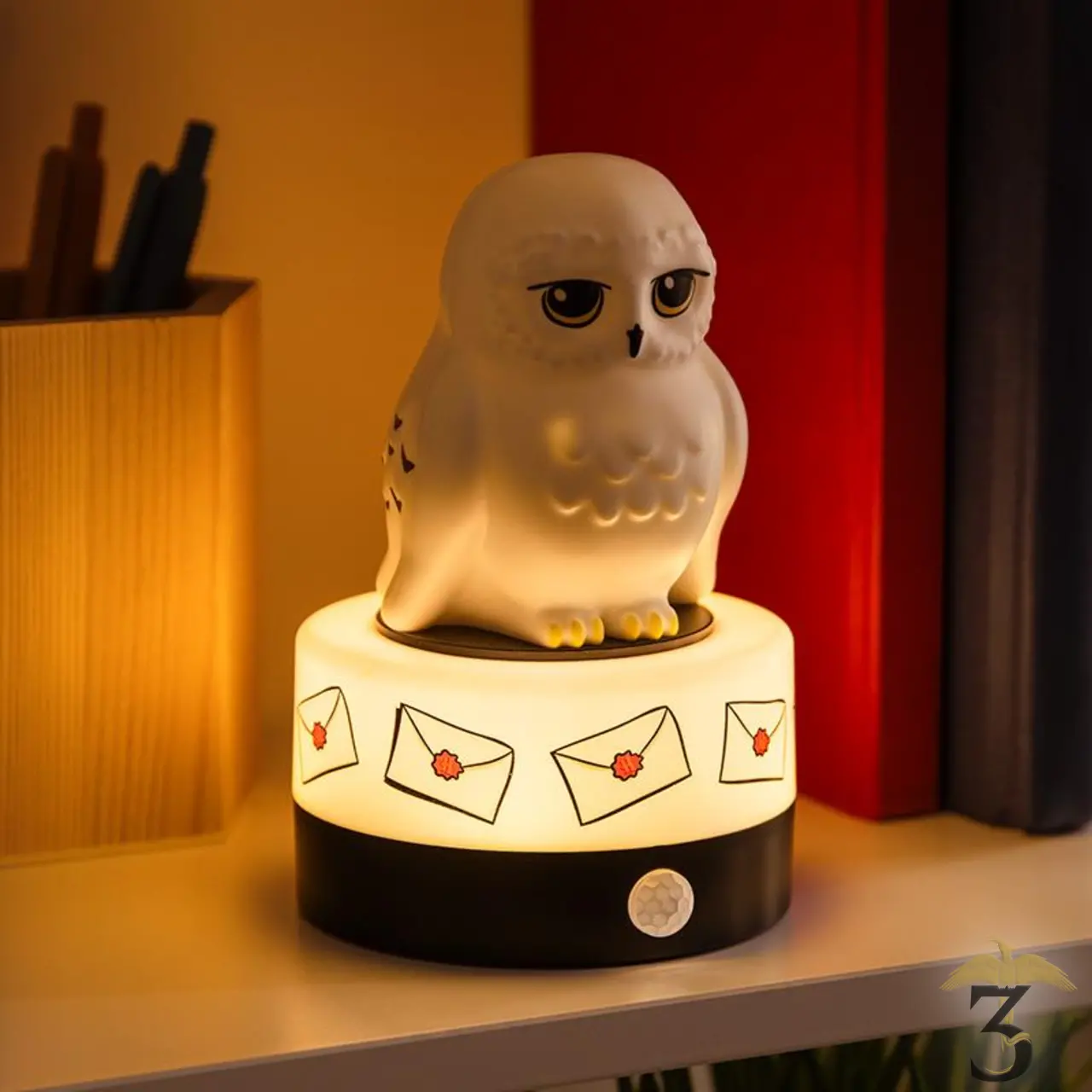 Lampe & son hedwige avec détecteur de mouvement - Les Trois Reliques, magasin Harry Potter - Photo N°4