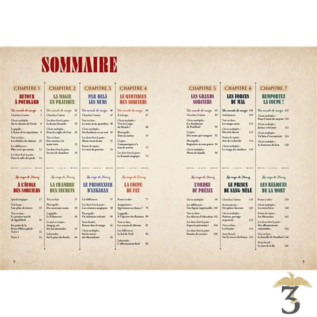 Le livre de jeux officiel harry potter - Les Trois Reliques, magasin Harry Potter - Photo N°2