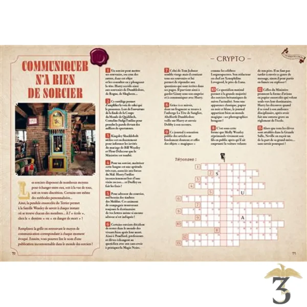 Le livre de jeux officiel harry potter - Les Trois Reliques, magasin Harry Potter - Photo N°7