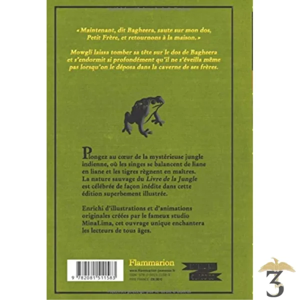 LE LIVRE DE LA JUNGLE ILLUSTRE PAR MINALIMA - Les Trois Reliques, magasin Harry Potter - Photo N°2