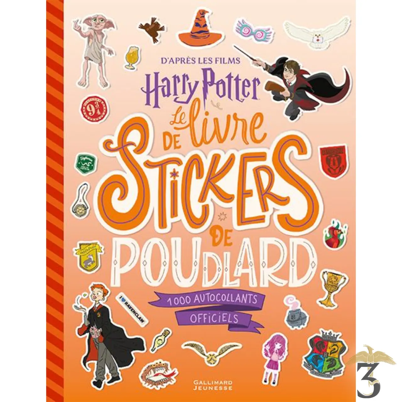 Le livre de stickers de poudlardd – 1000 autocollants officiels - Les Trois Reliques, magasin Harry Potter - Photo N°1