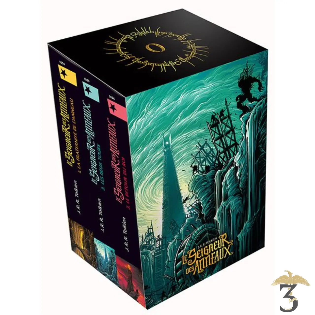 Le seigneur des anneaux : coffret trois volumes – tome 1, 2 et 3 folio - Les Trois Reliques, magasin Harry Potter - Photo N°1