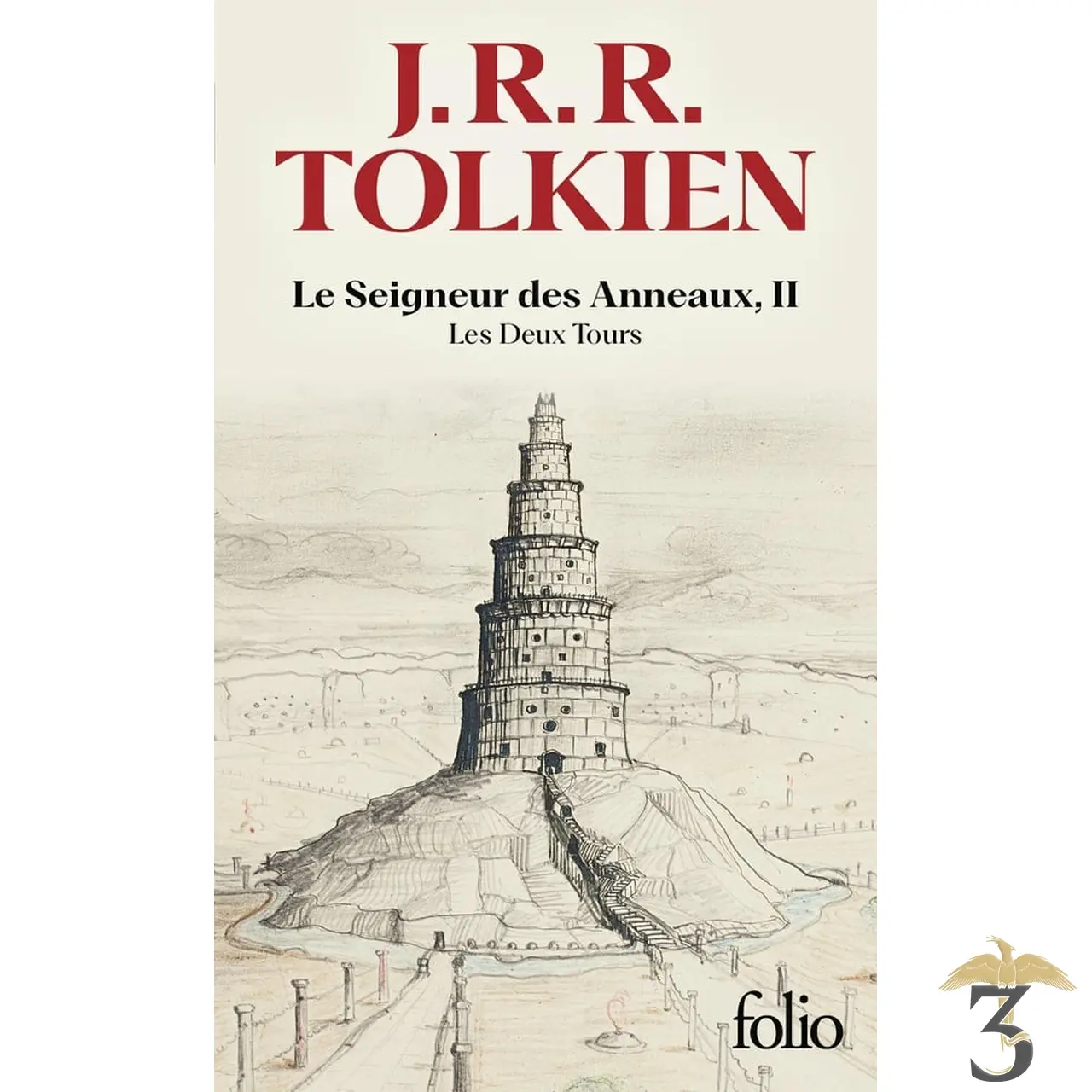 Le seigneur des anneaux : les deux tours – tome 2 – folio - Les Trois Reliques, magasin Harry Potter - Photo N°1