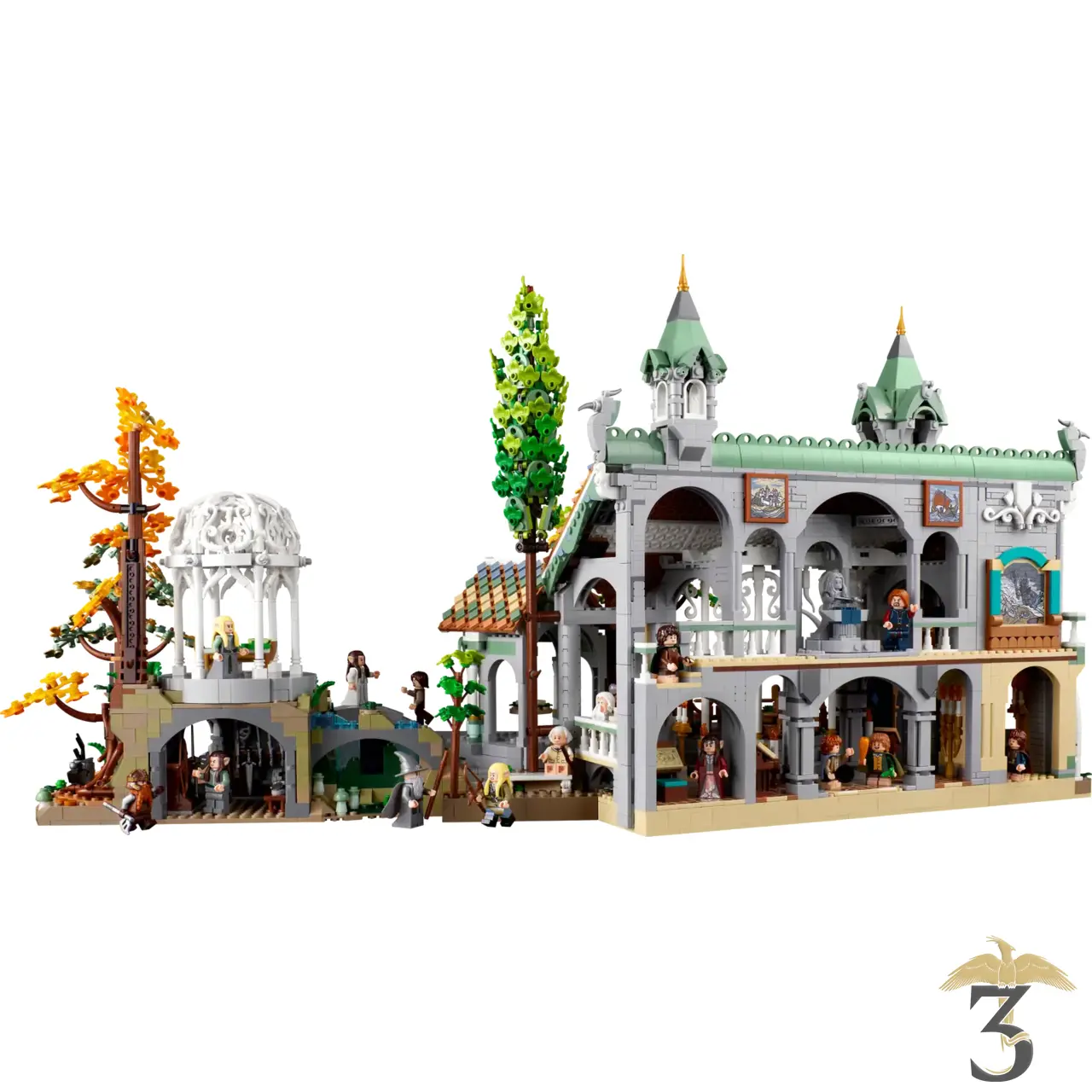 Lego 10316 le seigneur des anneaux : fondcombe - Les Trois Reliques, magasin Harry Potter - Photo N°4