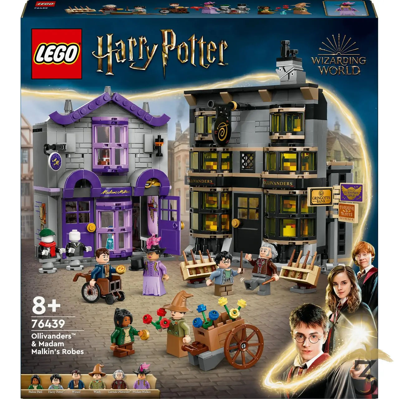 Lego 76439 ollivander et madame guipure pret-a-porter pour mages et sorciers - Les Trois Reliques, magasin Harry Potter - Photo N°1