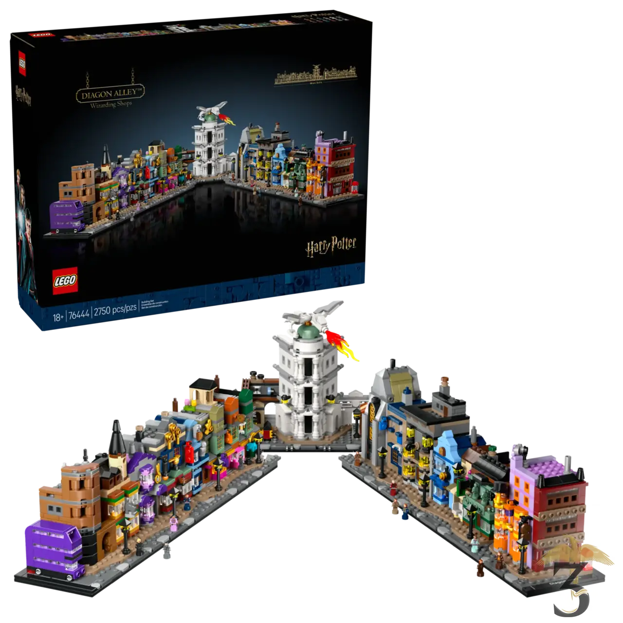 Lego 76444 les boutiques magiques du chemin de traverse - Les Trois Reliques, magasin Harry Potter - Photo N°2