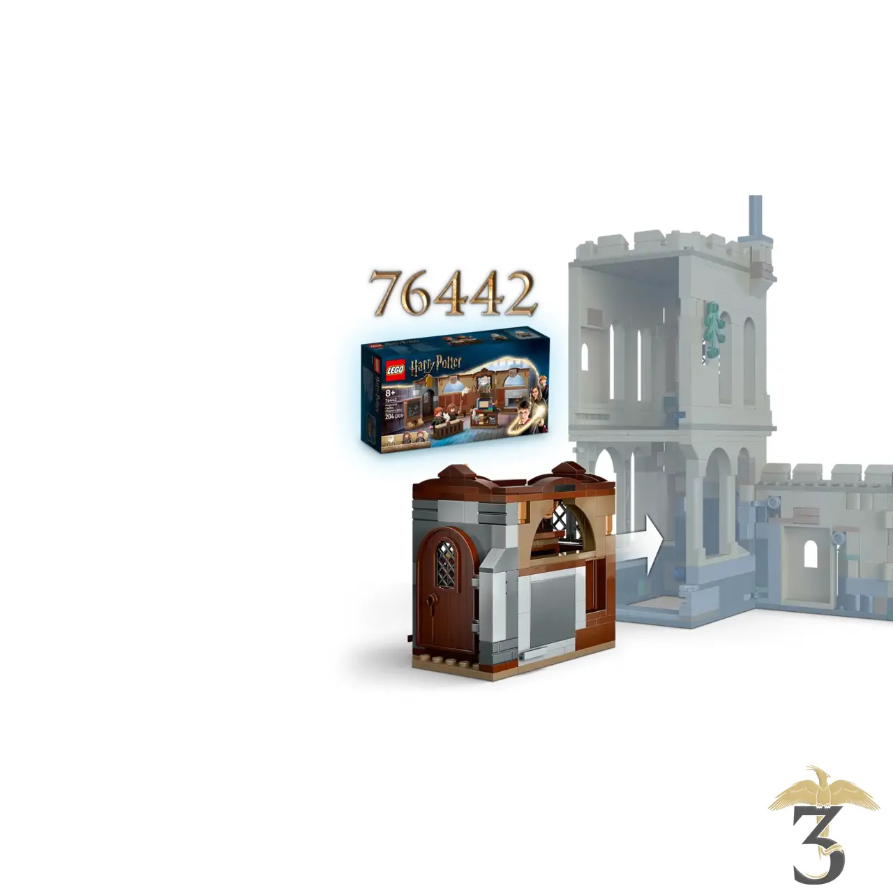 Lego 76447 le château de poudlard : les cours de vol - Les Trois Reliques, magasin Harry Potter - Photo N°7