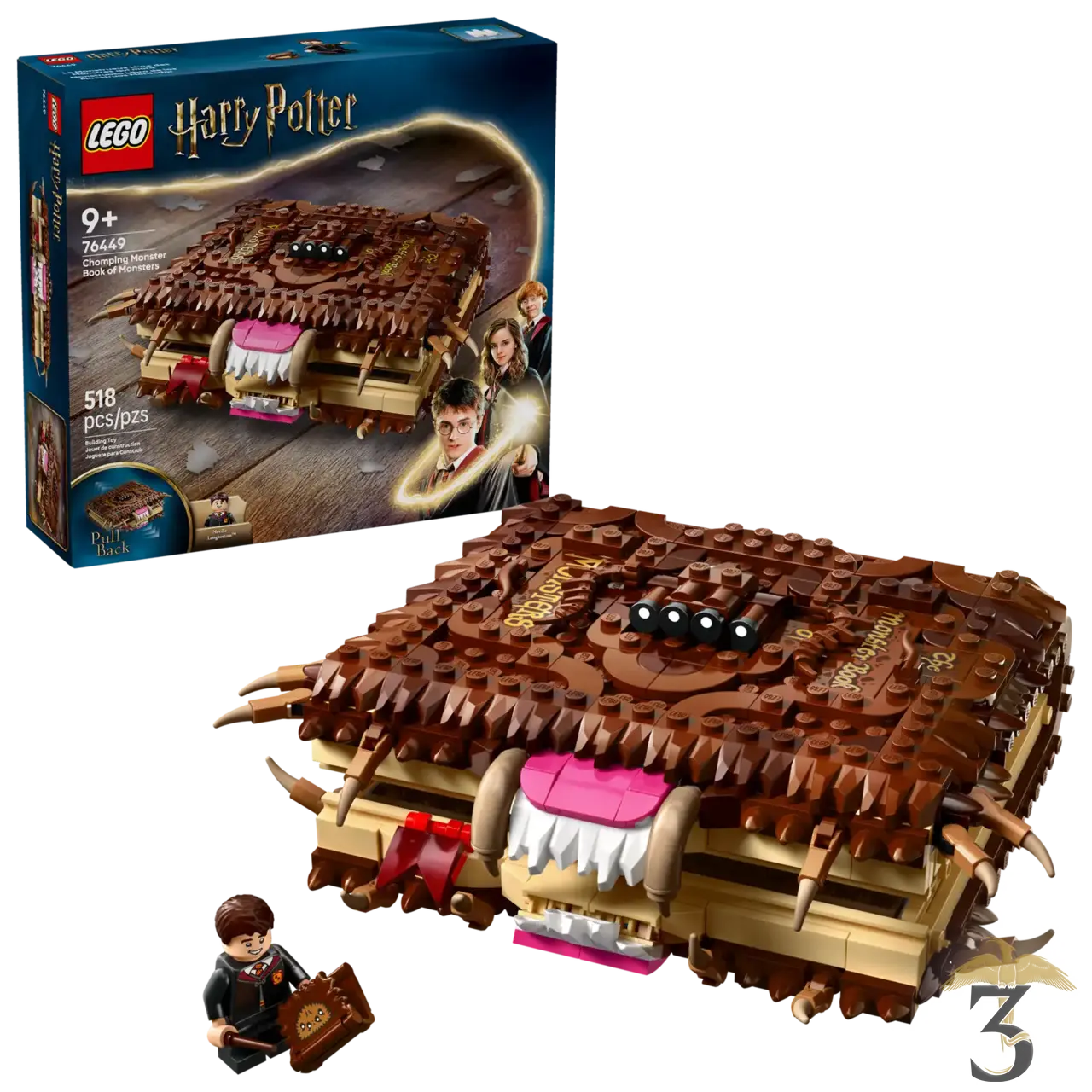 Lego 76449 le monstrueux livre des monstres - Les Trois Reliques, magasin Harry Potter - Photo N°1