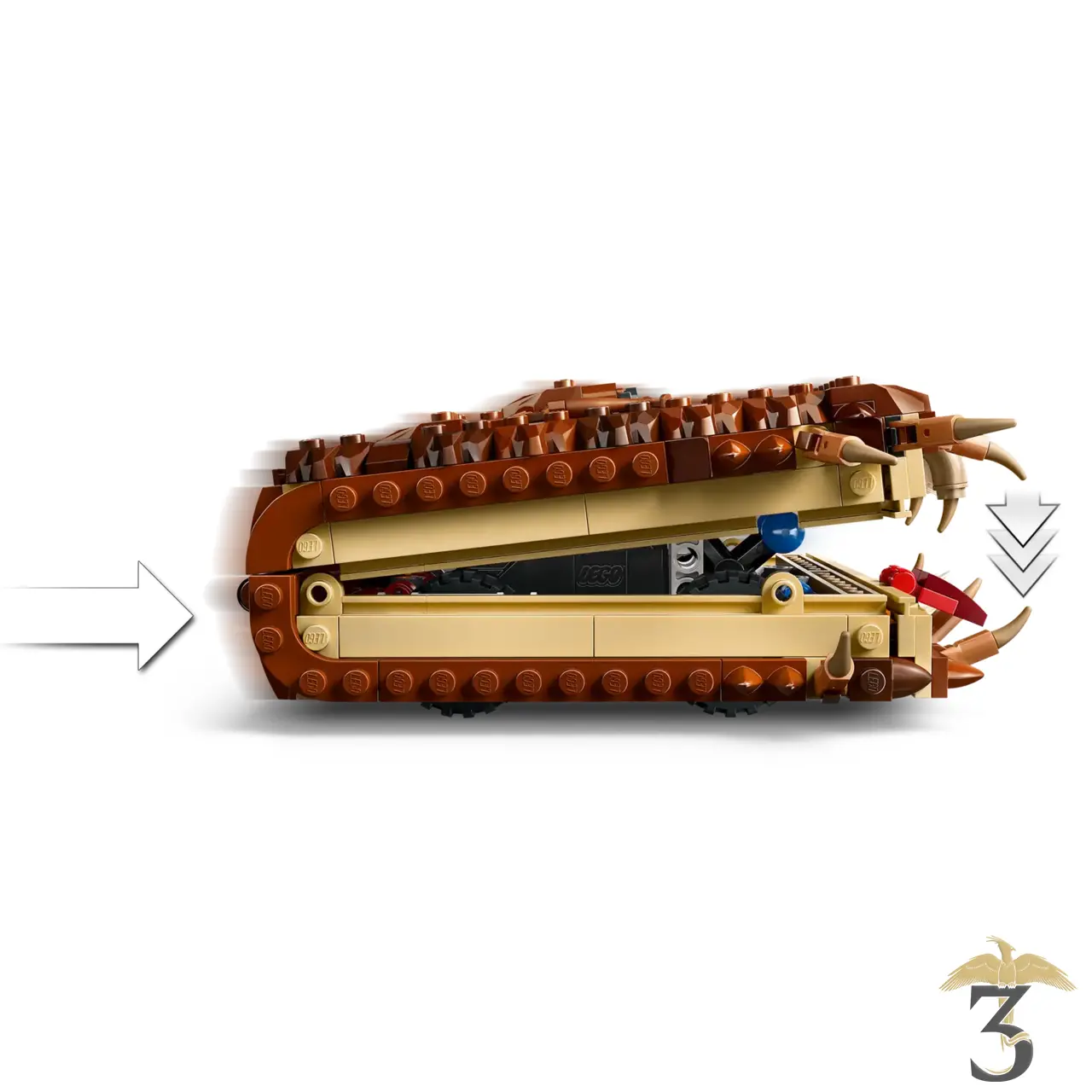 Lego 76449 le monstrueux livre des monstres - Les Trois Reliques, magasin Harry Potter - Photo N°3