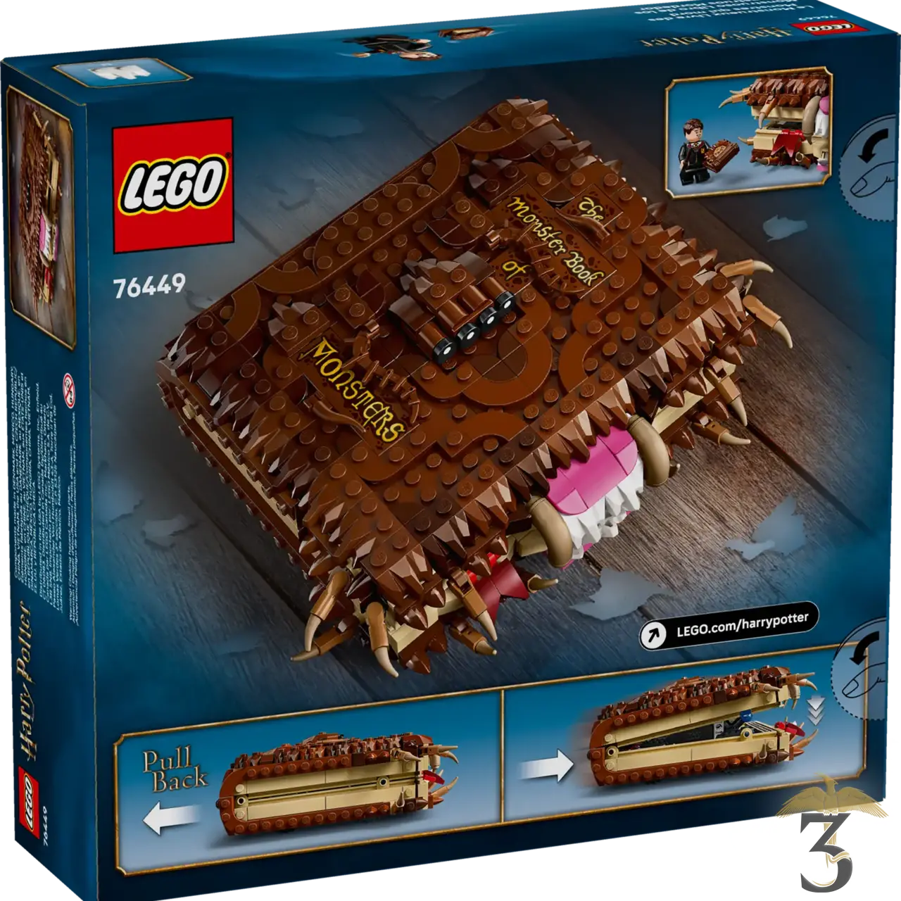 Lego 76449 le monstrueux livre des monstres - Les Trois Reliques, magasin Harry Potter - Photo N°6