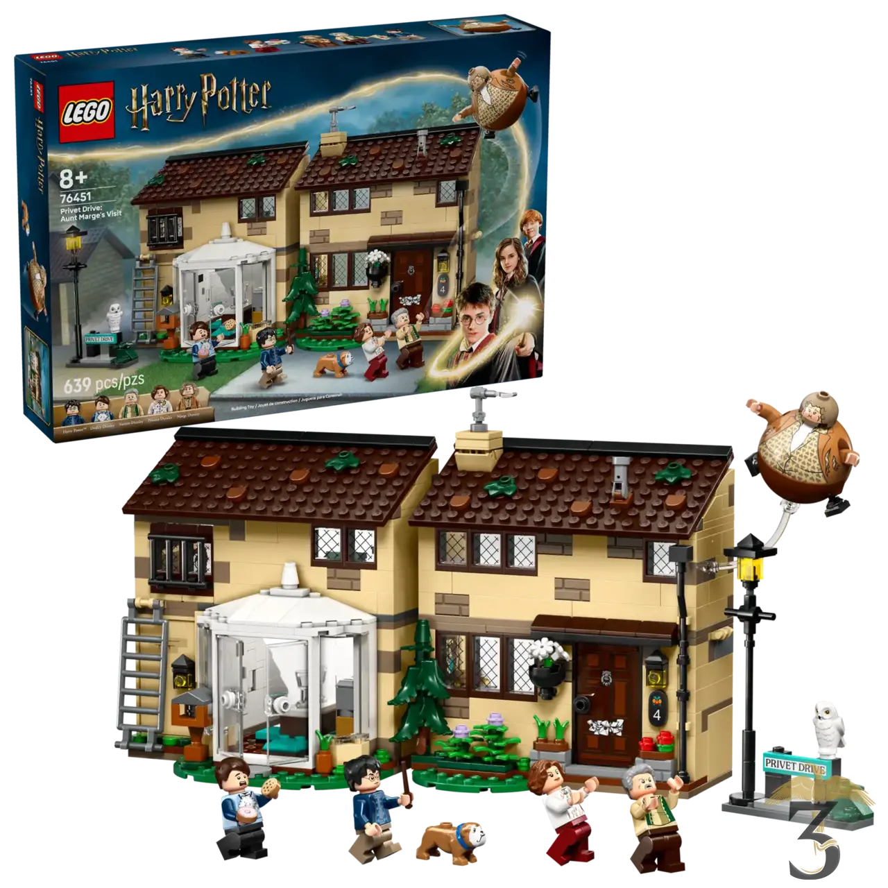 Lego 76451 privet drive : la visite de tante marge - Les Trois Reliques, magasin Harry Potter - Photo N°1