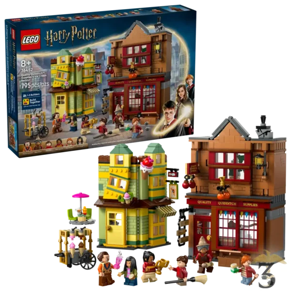 Lego 76452 magasin d´accessoires de quidditch et marchand de glaces - Les Trois Reliques, magasin Harry Potter - Photo N°1
