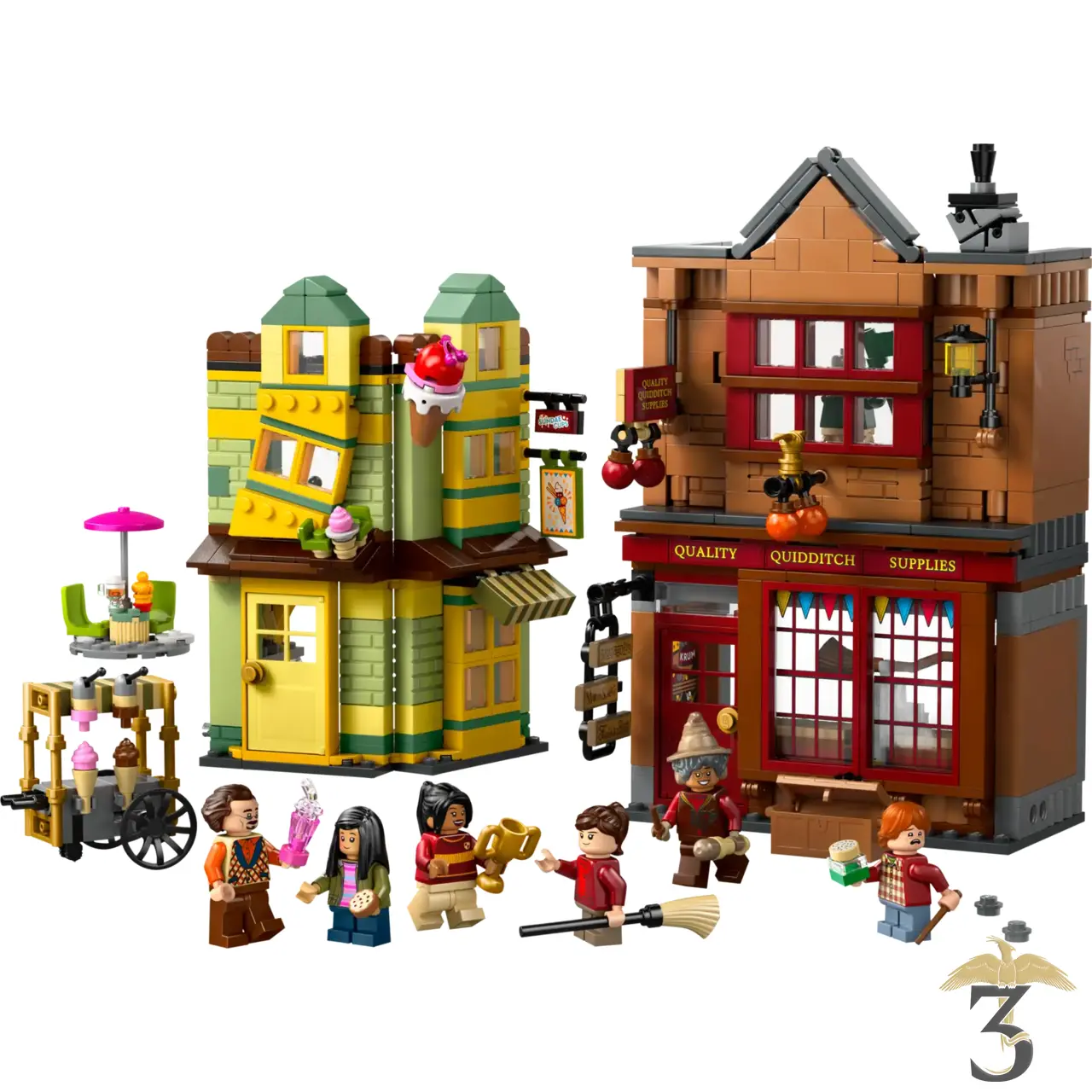 Lego 76452 magasin d´accessoires de quidditch et marchand de glaces - Les Trois Reliques, magasin Harry Potter - Photo N°2