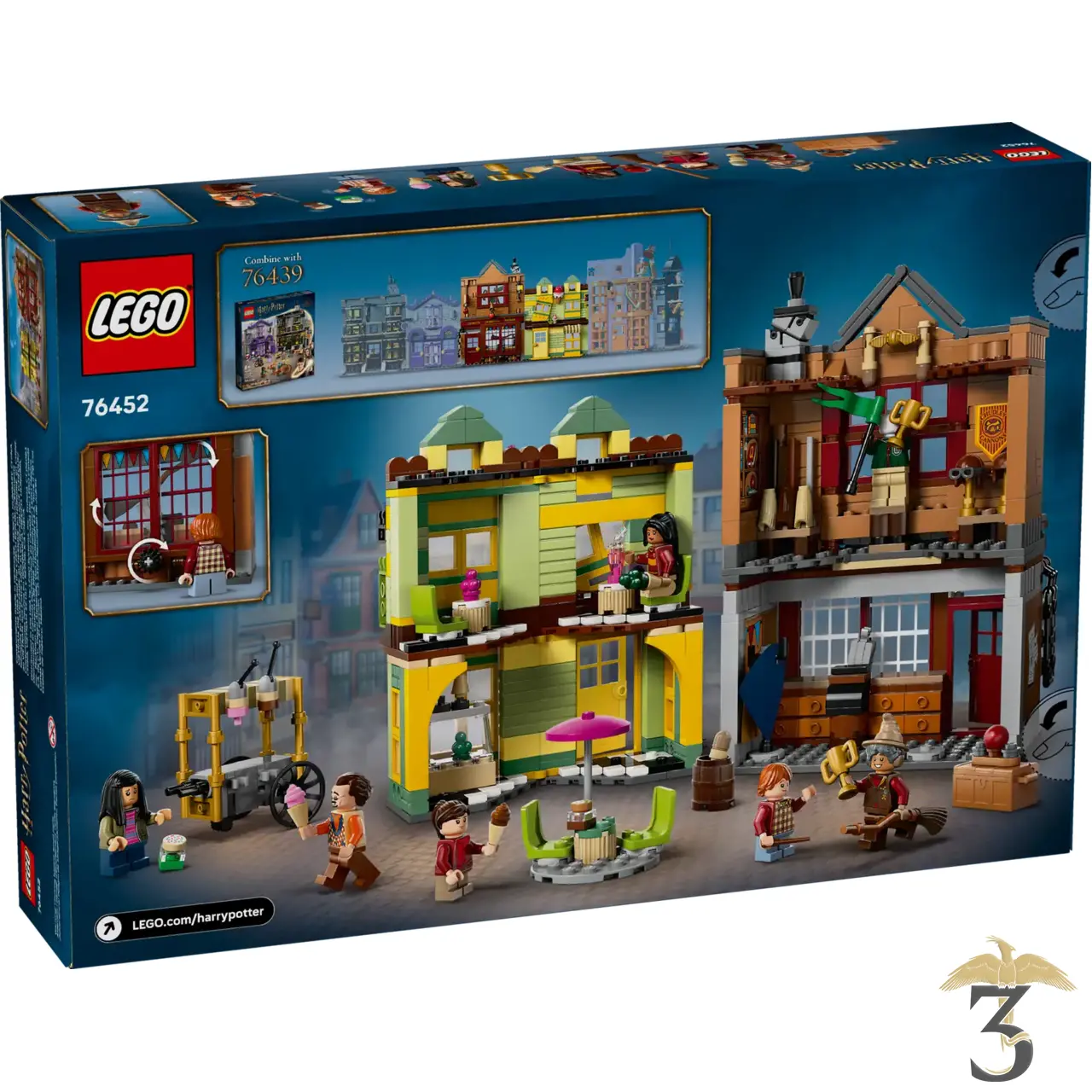 Lego 76452 magasin d´accessoires de quidditch et marchand de glaces - Les Trois Reliques, magasin Harry Potter - Photo N°6