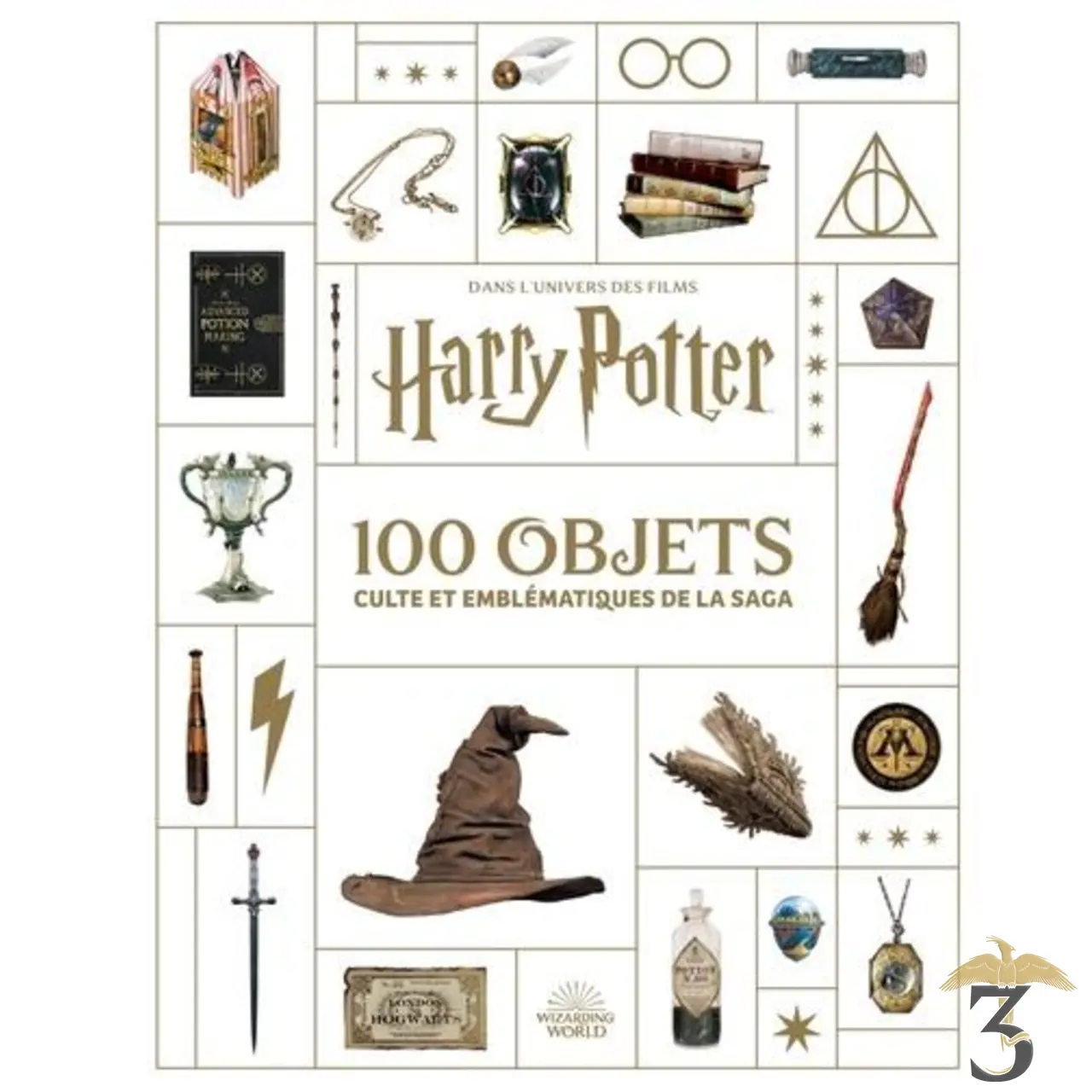Les 100 objets culte et emblematiques de la saga – harry potter - Les Trois Reliques, magasin Harry Potter - Photo N°1
