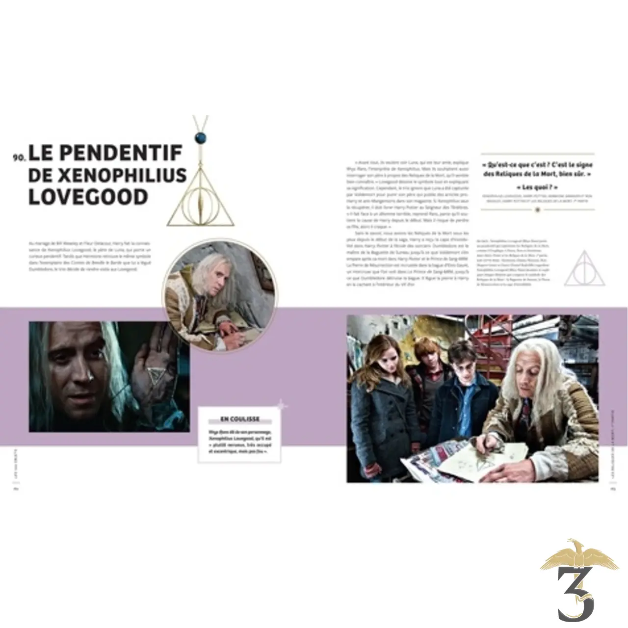 Les 100 objets culte et emblematiques de la saga – harry potter - Les Trois Reliques, magasin Harry Potter - Photo N°5