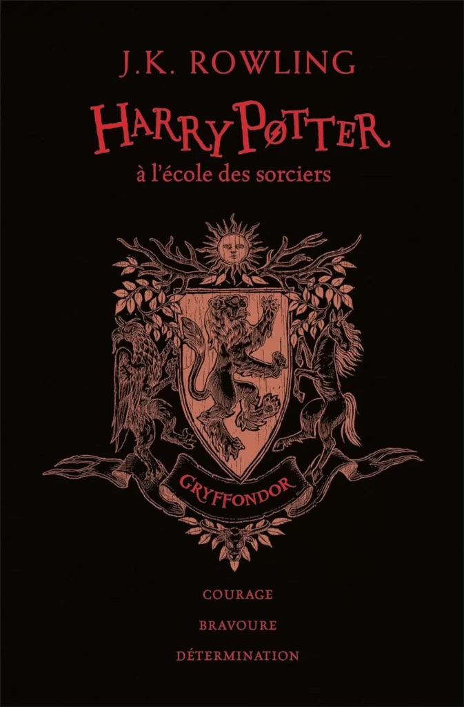 Les 4 maisons griffondor boutique harry potter chez les 3 Reliques Gallimard