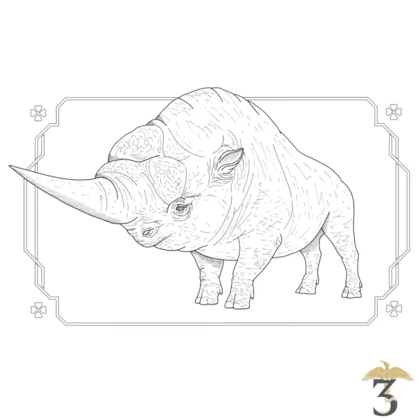 LES ANIMAUX FANTASTIQUE LIVRE DE COLORIAGE DES CREATURES MAGIQUES - Les Trois Reliques, magasin Harry Potter - Photo N°4