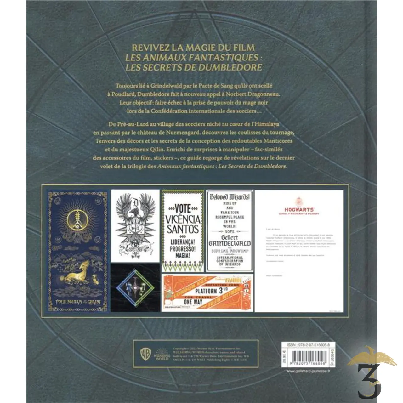 Les animaux fantastiques la magie du cinéma tome 5 les secrets de dumbledore - Les Trois Reliques, magasin Harry Potter - Photo N°2