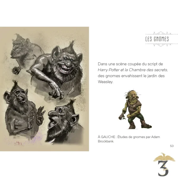 LES MINI GRIMOIRES HARRY POTTER LE BESTIAIRE FANTASTIQUE - Les Trois Reliques, magasin Harry Potter - Photo N°2