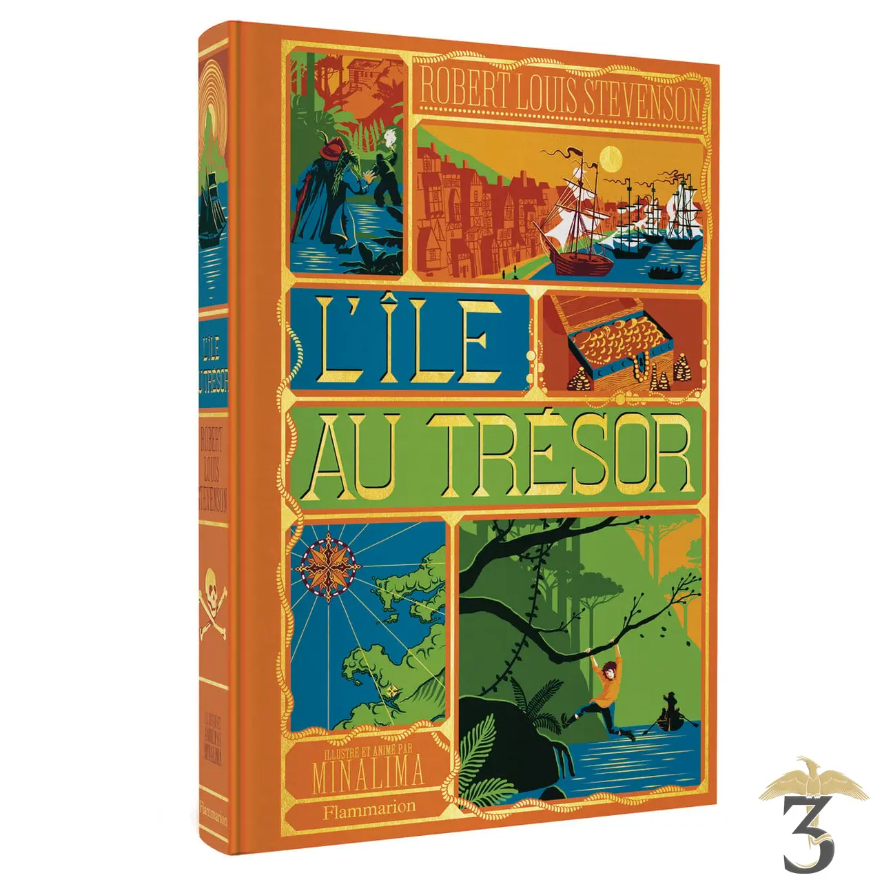 L’ile au tresor – édition interactive illustré par minalima - Les Trois Reliques, magasin Harry Potter - Photo N°1