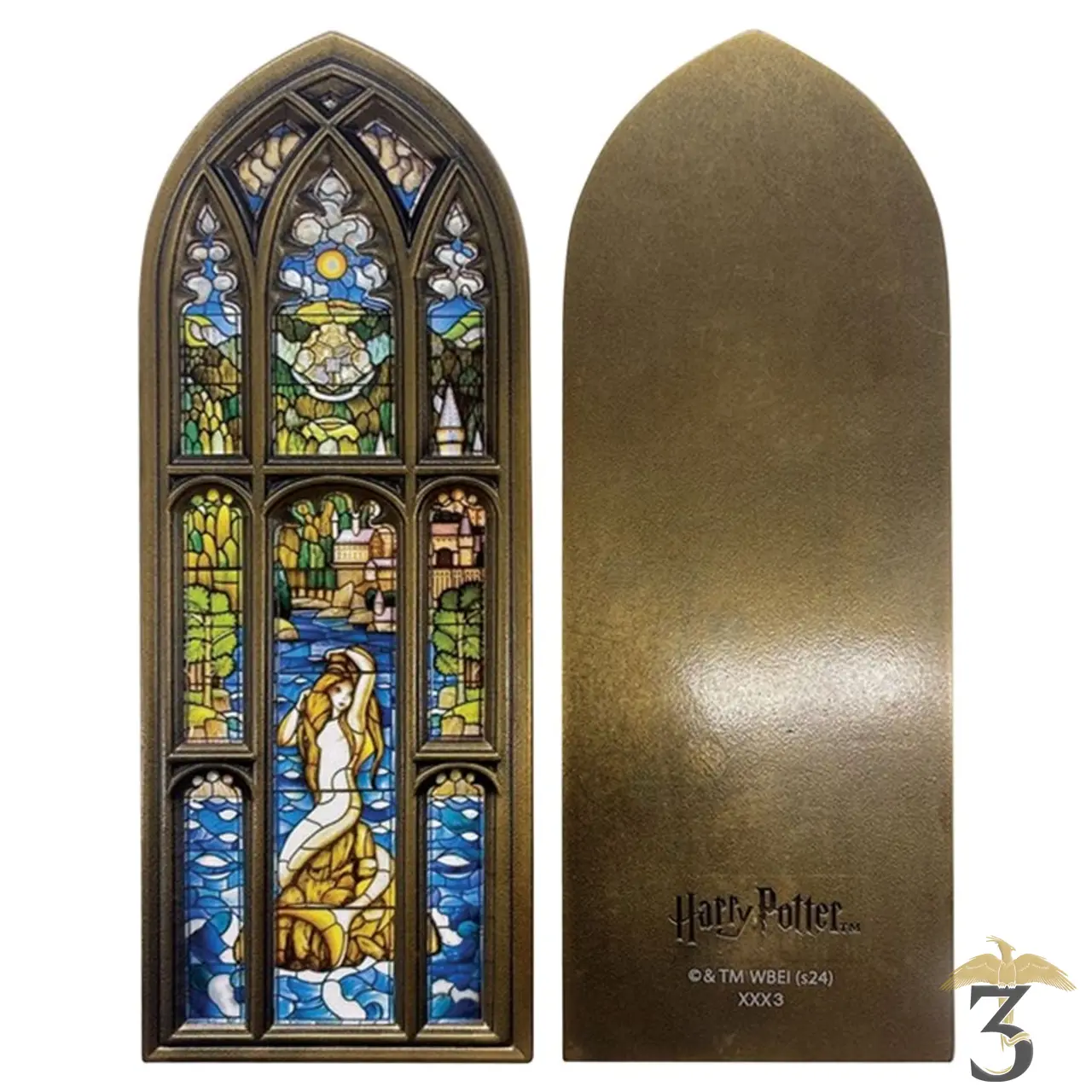 Lingot collector vitrail sirène - Les Trois Reliques, magasin Harry Potter - Photo N°2