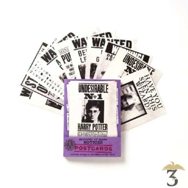 LOT 20 CARTES POSTALES MINISTY OF MAGIC MINALIMA - Les Trois Reliques, magasin Harry Potter - Photo N°1