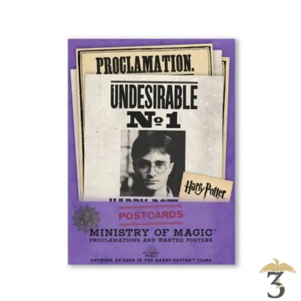 LOT 20 CARTES POSTALES MINISTY OF MAGIC MINALIMA - Les Trois Reliques, magasin Harry Potter - Photo N°2