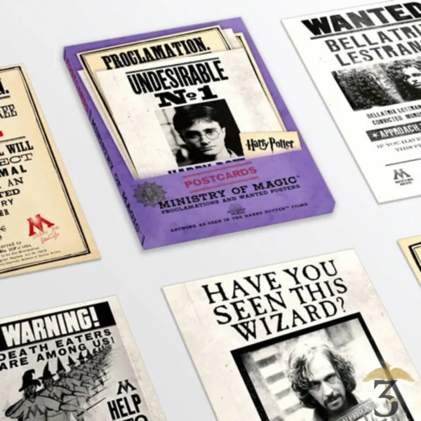 LOT 20 CARTES POSTALES MINISTY OF MAGIC MINALIMA - Les Trois Reliques, magasin Harry Potter - Photo N°3