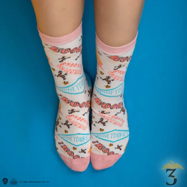 Lot 3 paires de chaussettes honeydukes - Les Trois Reliques, magasin Harry Potter - Photo N°5