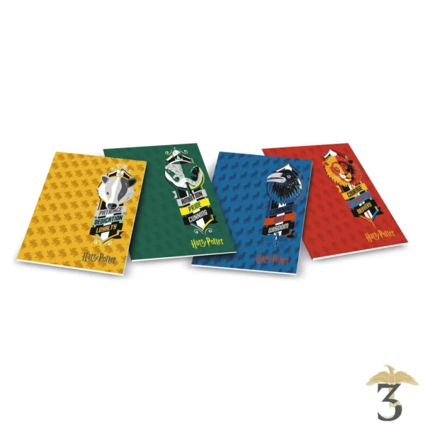 Lot de 4 cahiers harry potter – grand carreaux - Les Trois Reliques, magasin Harry Potter - Photo N°2
